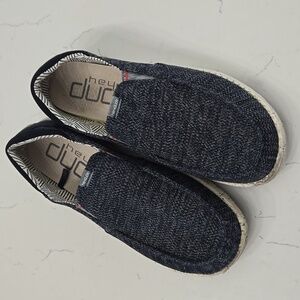 Hey Dude Thad Sox Ocean Blue Slip On Sneakers Men's US 10